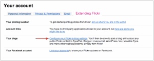 Configure Your Flickr-to-Blog Settings
